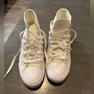 White high top Converse